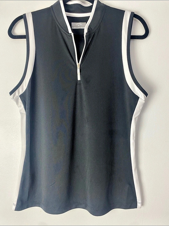 Callaway Tops - Callaway Opti-Dri Color Block Sleeveless Golf Top Size Medium NWT
